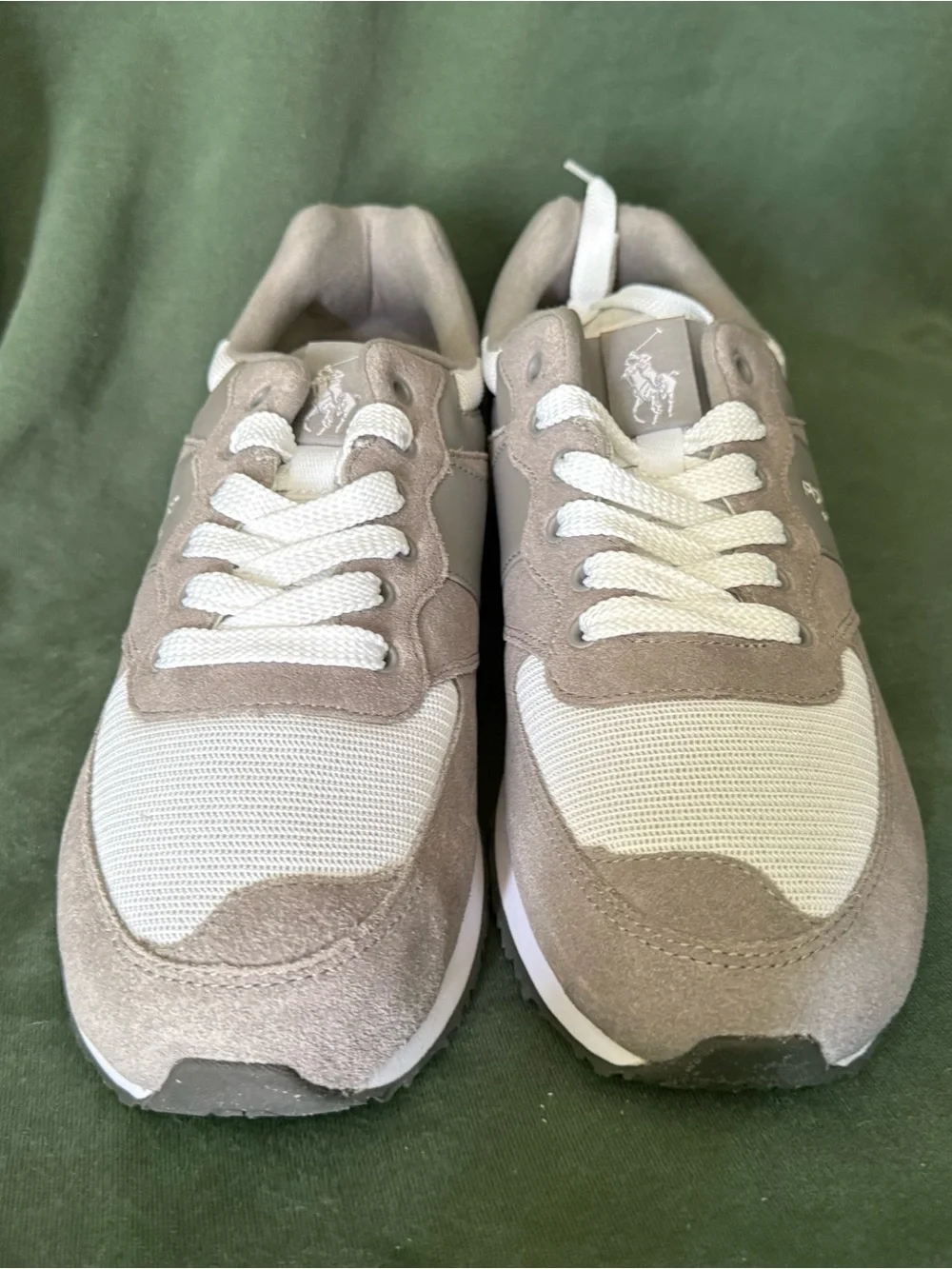 Polo Sport by Ralph Lauren Gray and White Men's Sneakers